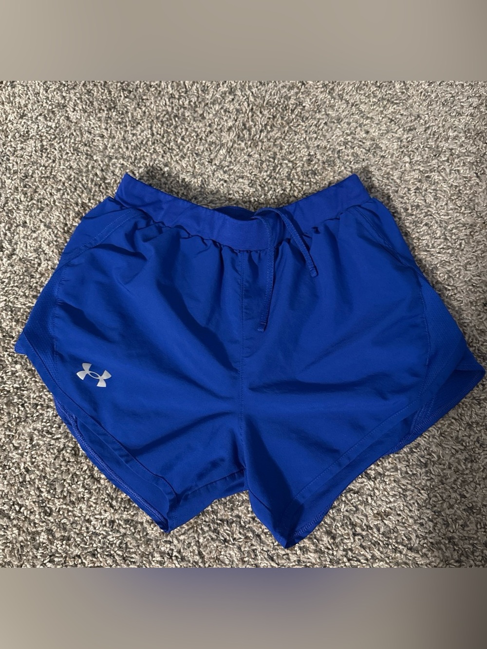Under Armour Women's Bright Blue Drawstring Athletic Shorts